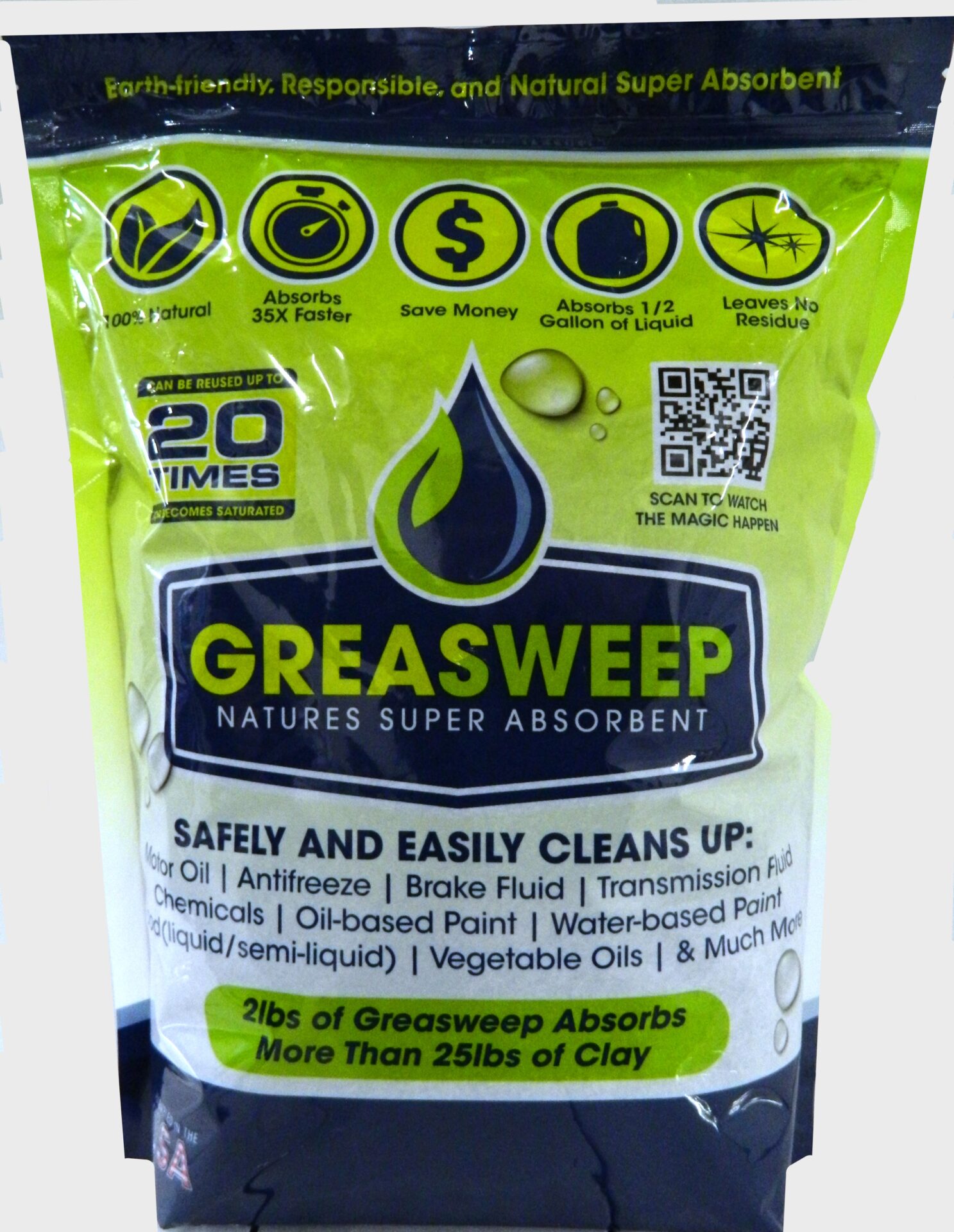 Greasweep (1 BOX OF 4) Greasweep Super Absorbent